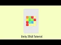 Unity 2048 Tutorial