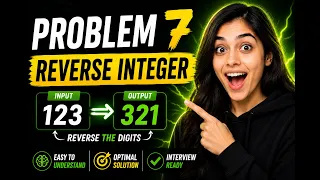 Reverse Integer Leetcode number 7 Algo solution for technical interview
