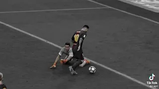 مراوغة ميسي للحارس على اغنية ما جاني نعاس روعه 