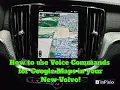 Volvo Navigation Voice Commands for Google Maps