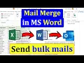 Mail Merge in Microsoft Word