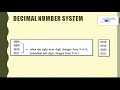 Computer Science - Number System Binary Number System 2 1