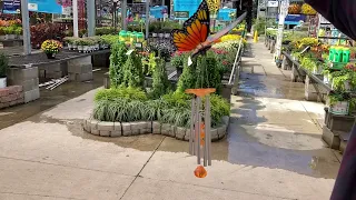 Butterfly Wind Chimes Clip