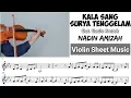 Lagu Kala Sang Surya Tenggelam - Nadin Amizah || Violin Sheet Music