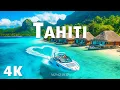 TAHITI 4K – The Queen of the Pacific | Turquoise Lagoons, Black Sand Beaches | Deep House Chill