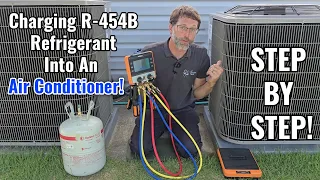 Charging R-454B Into an Air Conditioner That is Slightly Low on Refrigerant