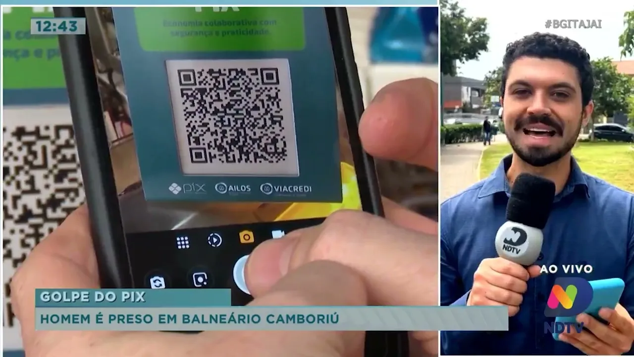 Homem é preso por aplicar golpe do Pix, operação da Polícia flagra furto de fios em Itapema