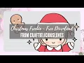 CHRISTMAS FREEBIE from Craftieliciousloves Planner Freebies - Free Download