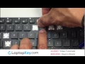 ASUS G75 Keyboard Key Repair Guide Retainer Clips Assembly