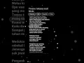 Download Lagu Lirik Lagu Tresno Tekane Mati