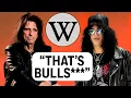 Rock Stars Correct Wikipedia s Lies
