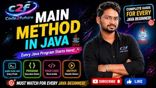 What is Main Method in Java Explained with Real Examples public static void main