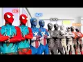 5 SPIDER-MAN Bros vs MAGIC PICTURE SUPERHERO vs VILLAIN World Comedy Stunt Action by Follow Me