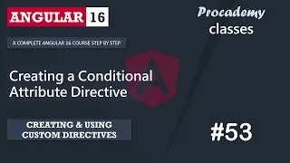 Conditional Attribute Directive Creating Using Custom Directive A Complete Angular Course