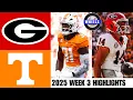 Georgia vs Tennessee AMAZING GAME Week 3 2025 College Football Highlights