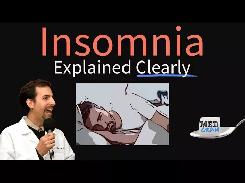 Download MP3 Insomnia Explained Clearly - Causes, Pathophysiology \u0026 Treatment