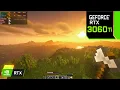 Minecraft BSL Shaders RTX 3060 Ti FPS Test 1440p 32 Chunks Render Distance