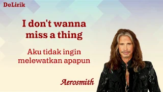 i dont wanna miss a thing aerosmith lirik video dan terjemahan 