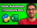 Stop Manually Transposing in Excel Use Python Instead