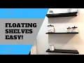 Floating Shelves that anyone can install Bathroom Remodel