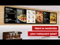 Maximize Restaurant Sales with Netvisual s Digital Menu Boards