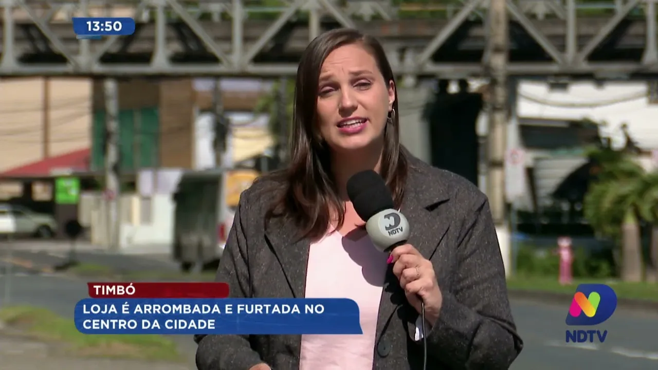 Timbó: loja é arrombada e furtada no centro da cidade