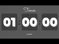 1 Hour Silent Timer with Cute Ending Alarm Pastel Dark Timer