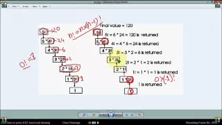 Bangla C programming tutorial 84 Function recursion YouTube