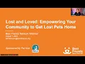 Lost and Loved Empowering Your Community to Get Lost Pets Home