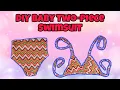 DIY 24 BABY TWO-PIECE SWIMSUIT
