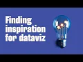 How to get inspiration for a personal data visualization project - Elevate Dataviz Show