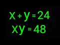 Lagu Germany | Can you solve this ? | Maths Olympiad  (x,y) = ?