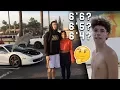 LaMelo Ball Answers How TALL HE IS LiAngelo Showing off FERRARI with FANS