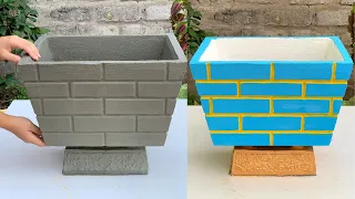 beautiful flower pot ideas from sand molds and cement