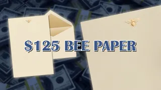 $125 BEE PAPER