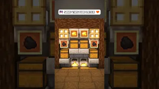 Minecraft Mini Builds Ep 42 Easy Auto Smelter