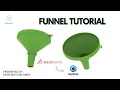 Sketch a Funnel in Solidworks Render Funnel Keyshot Funnel design Solidworks CADable