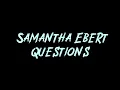Samantha Ebert - Questions Instrumental