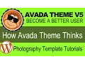 Avada theme tutorials version 5 getting started photography theme