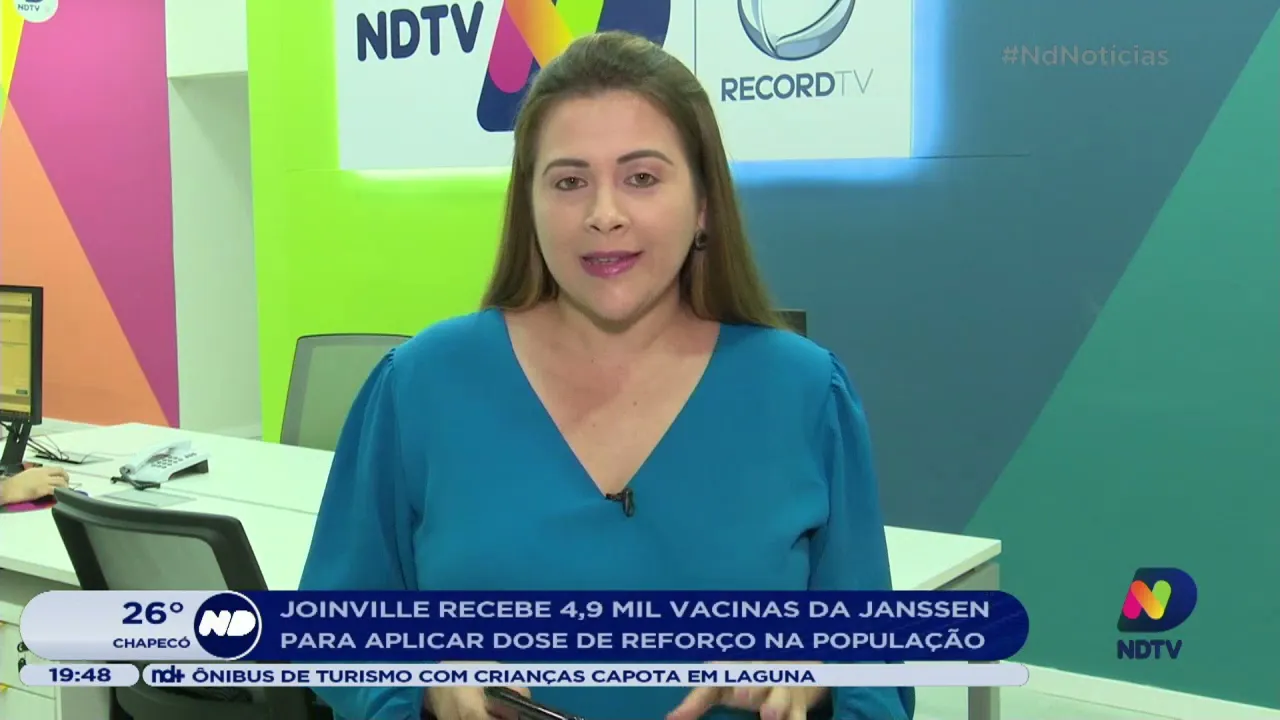 Joinville recebe 4,9 mil vacinas da Janssen