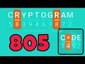 CRYPTOGRAM 805
