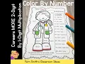 Color By Numbers Careers MORE 2-Digit by 1-Digit Multiplication