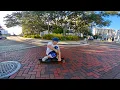 Post Thanksgiving urban longboard run through the City Longboarding empty streets on full stomach