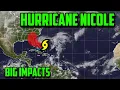 Hurricane Nicole Forming and Bringing Big Impacts To Florida The Bahamas