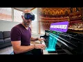 Simply Piano on Apple Vision Pro Live Show mode is Unreal