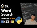 Word Search Leet code 79 Theory explained Python code July Leet code challenge