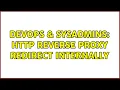 DevOps SysAdmins HTTP reverse proxy redirect internally