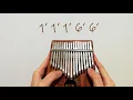 Download Lagu Sound of Silence - Kalimba Easy Tutorial