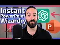 How to Automate Your PowerPoint Slides with ChatGPT