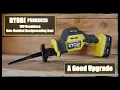 Review Ryobi PSBRS02B 18V Brushless One Handed Reciprocating Saw